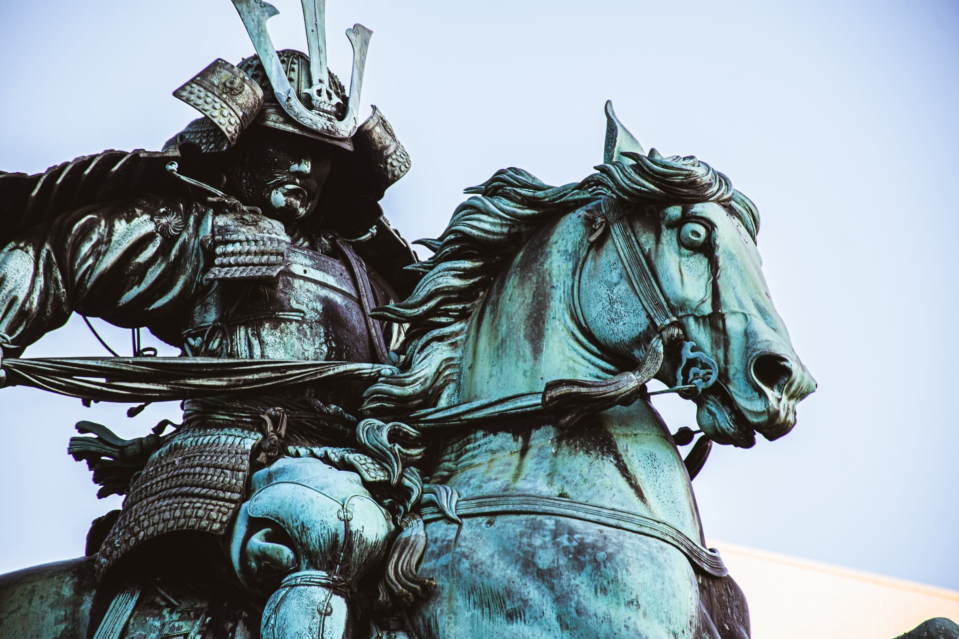 Warrior on horseback